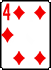 Two of Spades Four of Diamonds