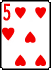 Five of Hearts